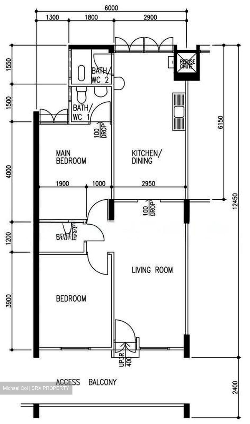 Blk 608 Clementi West Street 1 (Clementi), HDB 3 Rooms #557144481